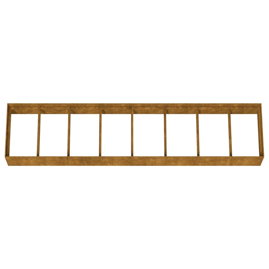 Plantenbak verhoogd 360x80x40 cm cortenstaal
