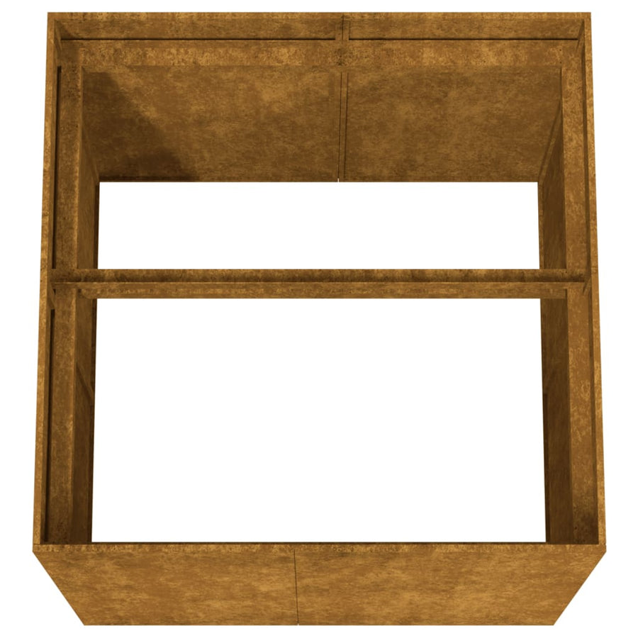 Plantenbak 80x80x80 cm cortenstaal