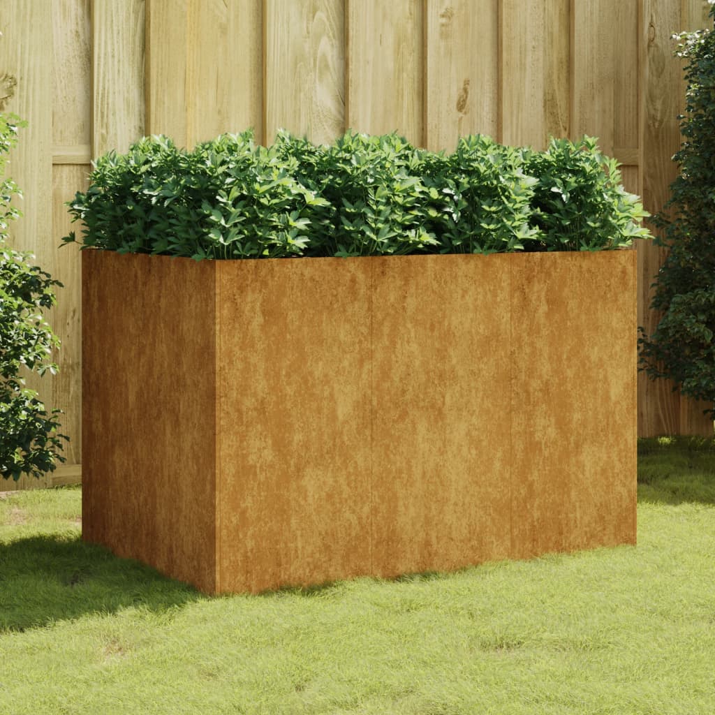 Plantenbak Verhoogd Cortenstaal 120 x 80 x 80 cm