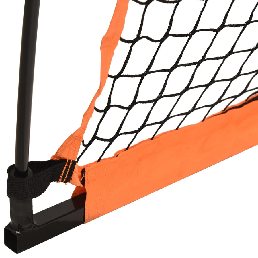 Honkbalnet Draagbaar 183X182X183Cm Staal Polyester Oranje Zwart