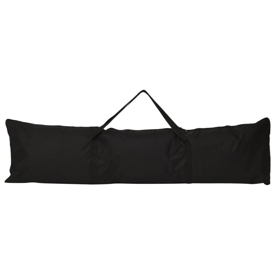 Honkbalnet Draagbaar 183X182X183Cm Staal Polyester Oranje Zwart