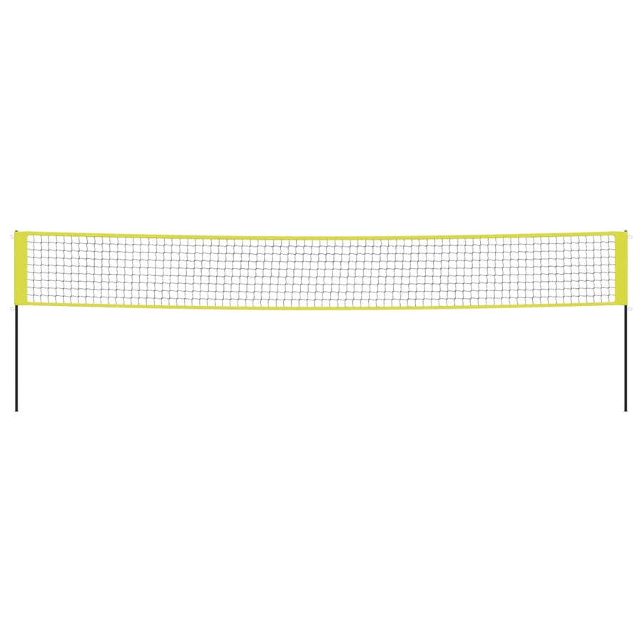 Volleybalnet 823X244 Cm Pe-Stof Geel En Zwart