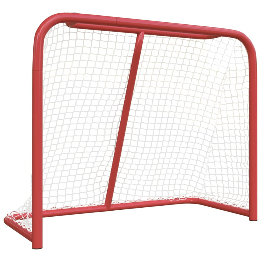 Hockeydoel Polyester Rood En Wit 183 x 71 x 122 cm