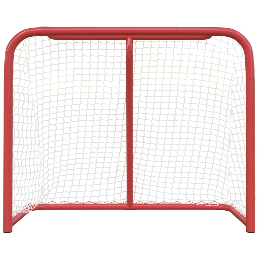 Hockeydoel Polyester Rood En Wit 183 x 71 x 122 cm
