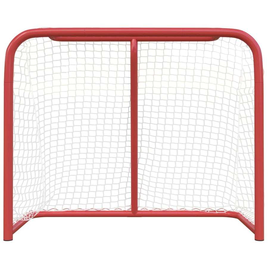 Hockeydoel Polyester Rood En Wit 183 x 71 x 122 cm