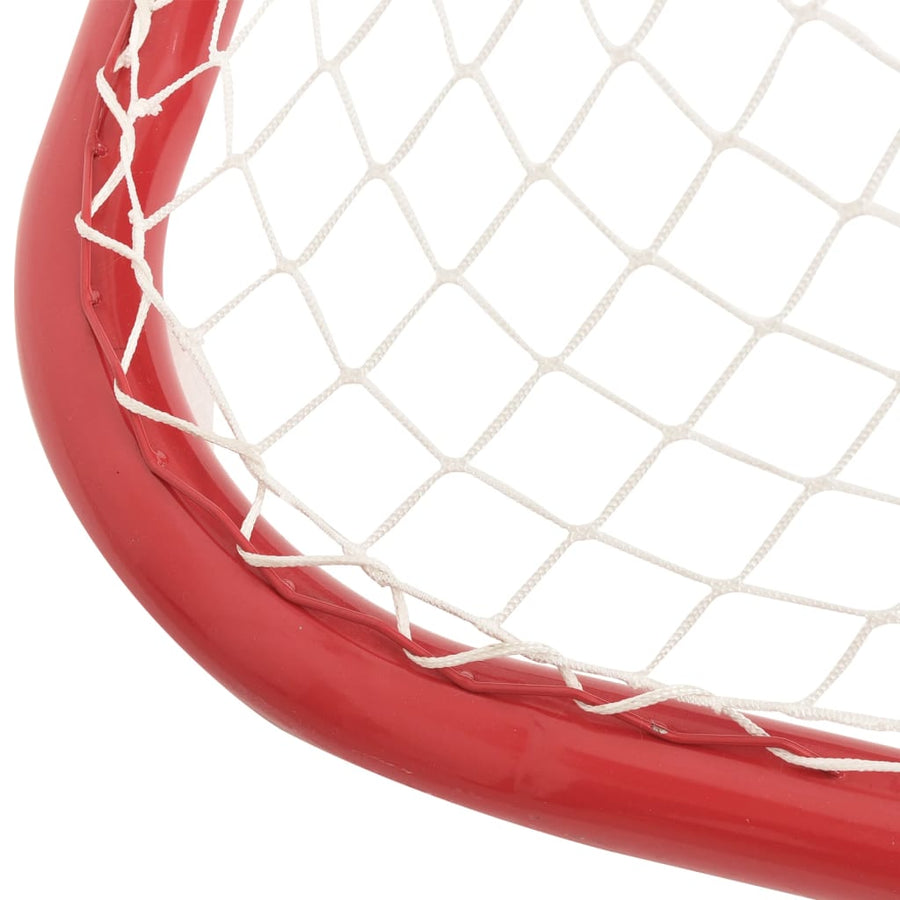 Hockeydoel Polyester Rood En Wit 183 x 71 x 122 cm