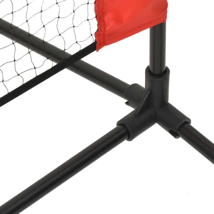 Tennisnet Polyester Zwart En Rood 300 x 100 x 87 cm