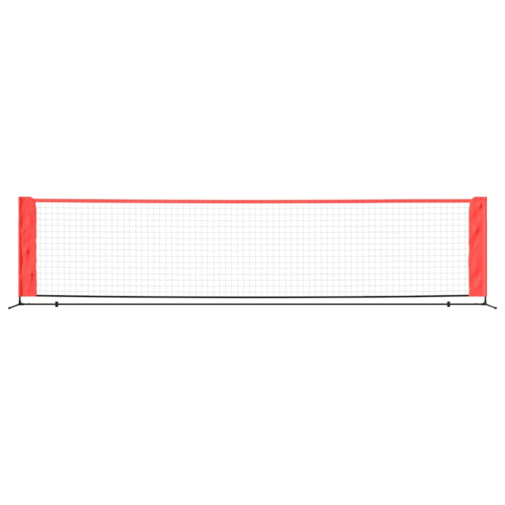 Tennisnet Polyester Zwart En Rood 400 x 100 x 87 cm