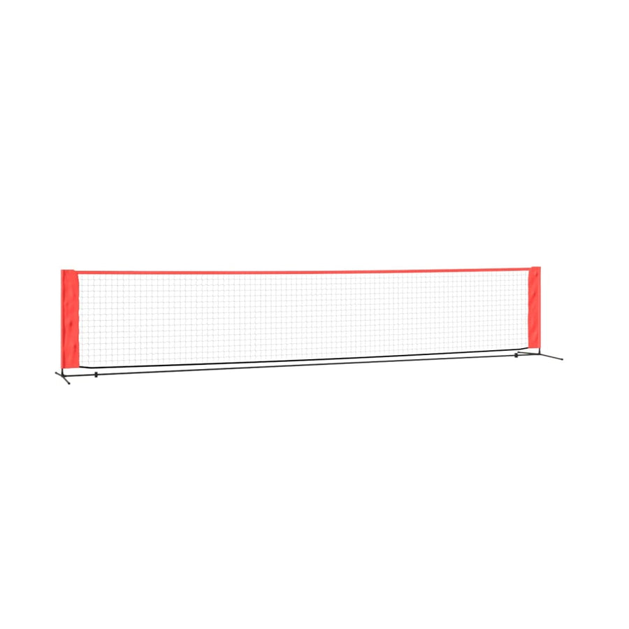Tennisnet Polyester Zwart En Rood 500 x 100 x 87 cm