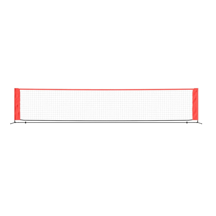 Tennisnet Polyester Zwart En Rood 500 x 100 x 87 cm