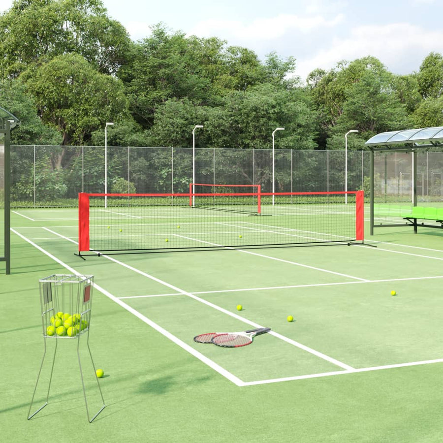 Tennisnet Polyester Zwart En Rood 500 x 100 x 87 cm