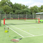 Tennisnet 600x100x87 cm polyester zwart rood