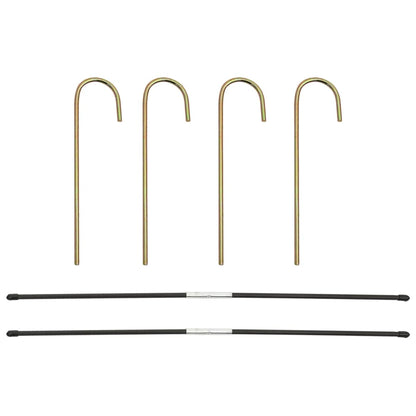 Voetbaldoel Met Doelwit 120X80X80 Cm Polyester