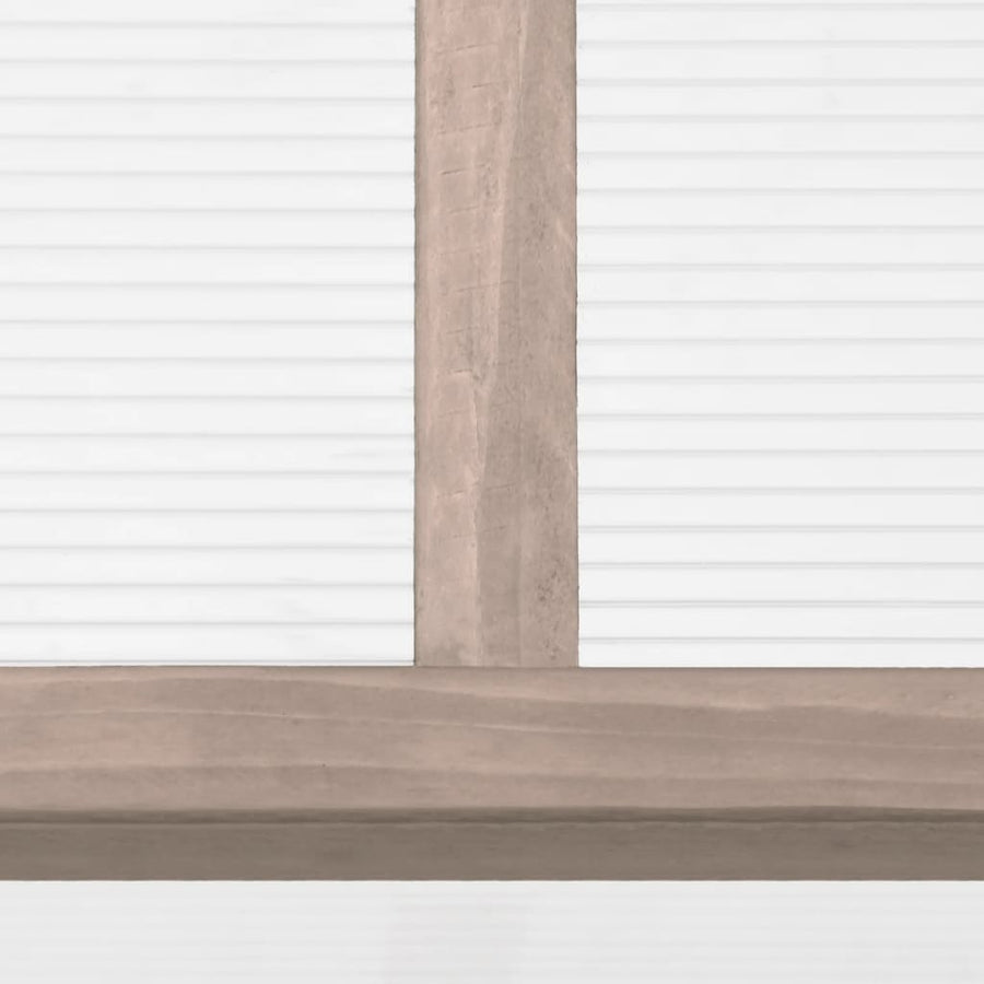 Broeikas 110X58,5X39 Cm Vurenhout Grijs