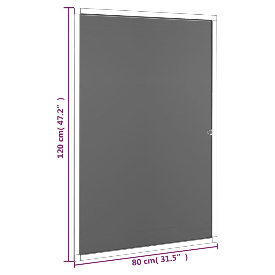 Raamhor 80x120 cm bruin