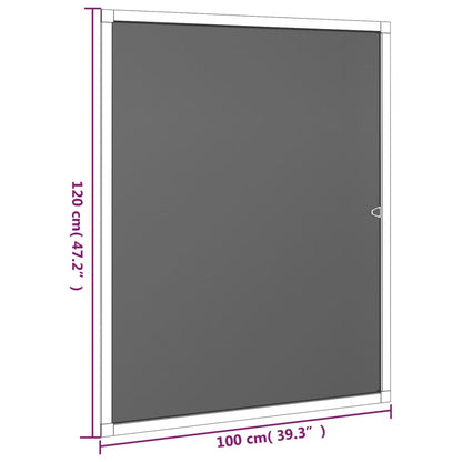 Raamhor 100x120 cm bruin