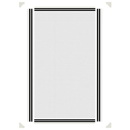 Insectenhor voor ramen magnetisch 80x140 cm wit
