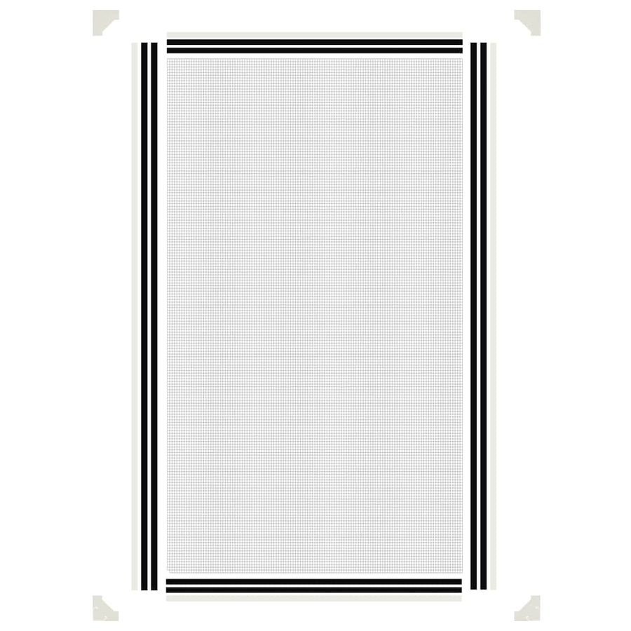 Insectenhor voor ramen magnetisch 80x140 cm wit