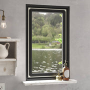 Magnetic insect screen for windows 80x140 cm white