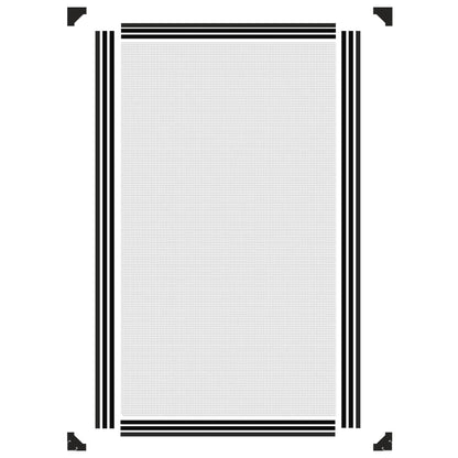 Insectenhor Voor Ramen Magnetisch 80X140 Cm Antracietkleurig 80 x 140 cm