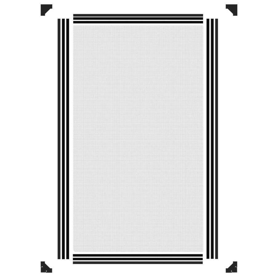 Insectenhor Voor Ramen Magnetisch 80X140 Cm Antracietkleurig 80 x 140 cm