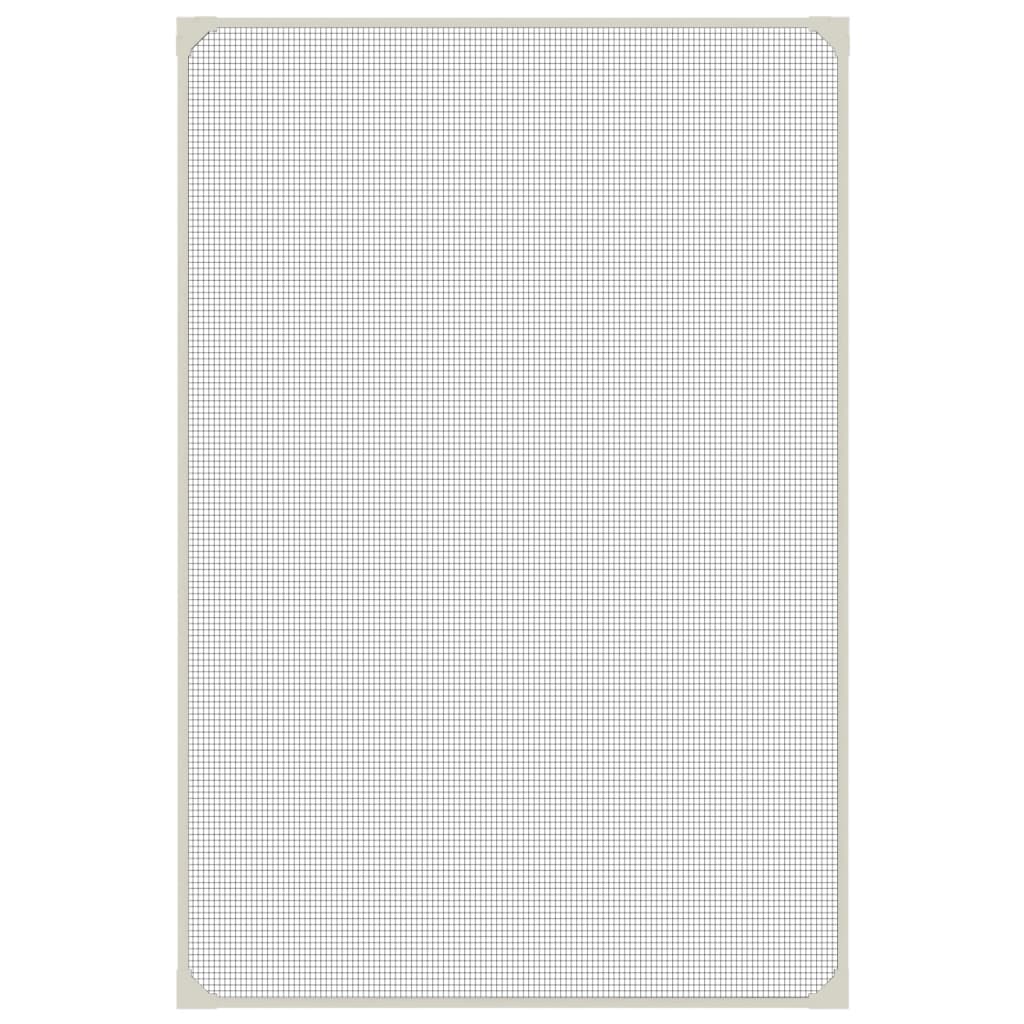 Insectenhor voor ramen magnetisch 80x120 cm wit 80 x 120 cm Wit