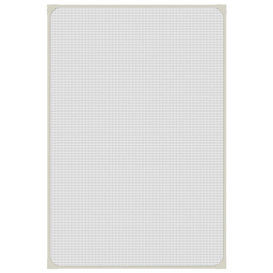 Insectenhor voor ramen magnetisch 80x120 cm wit 80 x 120 cm Wit