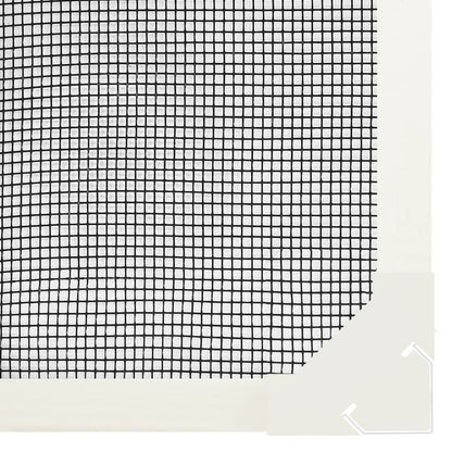 Insectenhor voor ramen magnetisch 80x120 cm wit 80 x 120 cm Wit