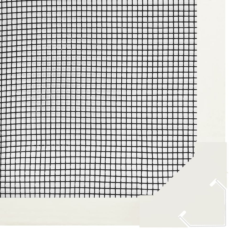 Insectenhor voor ramen magnetisch 80x120 cm wit 80 x 120 cm Wit