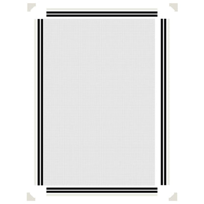 Insectenhor voor ramen magnetisch 80x120 cm wit 80 x 120 cm Wit