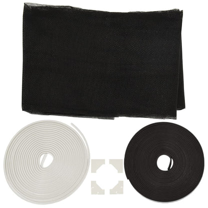 Insectenhor voor ramen magnetisch 80x120 cm wit 80 x 120 cm Wit