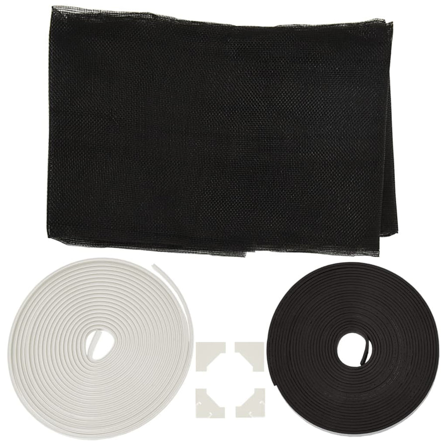 Insectenhor voor ramen magnetisch 80x120 cm wit 80 x 120 cm Wit