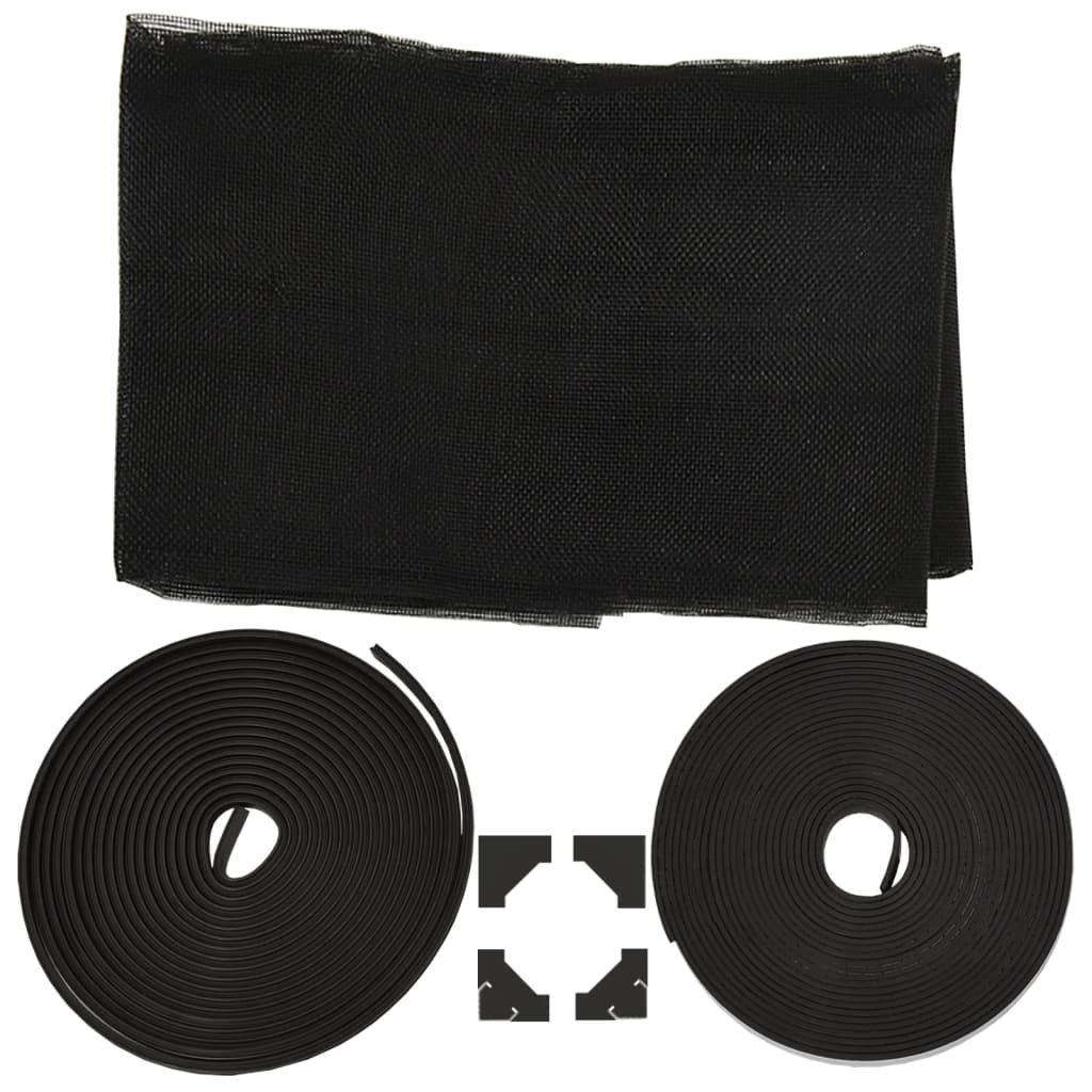 Insectenhor Voor Ramen Magnetisch 80X120 Cm Antracietkleurig 80 x 120 cm