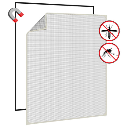 Insectenhor Voor Ramen Magnetisch 100X120 Cm Wit