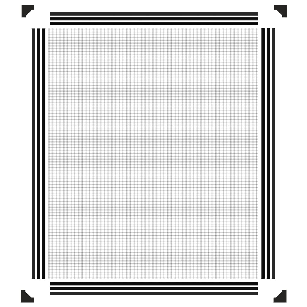 Insectenhor Voor Ramen Magnetisch Kleurig 100 x 120 cm Antraciet