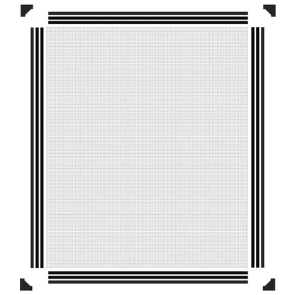 Insectenhor Voor Ramen Magnetisch Kleurig 100 x 120 cm Antraciet