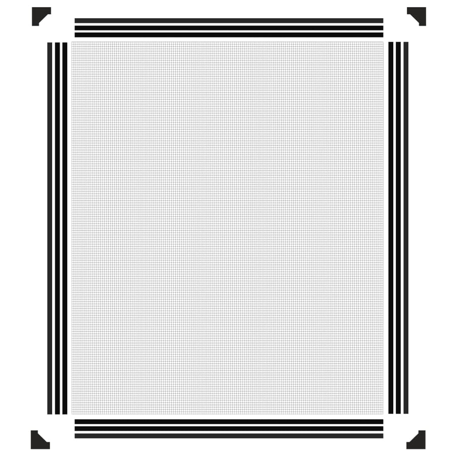 Insectenhor Voor Ramen Magnetisch Kleurig 100 x 120 cm Antraciet