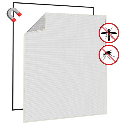 Insectenhor Voor Ramen Magnetisch 120X140 Cm Wit