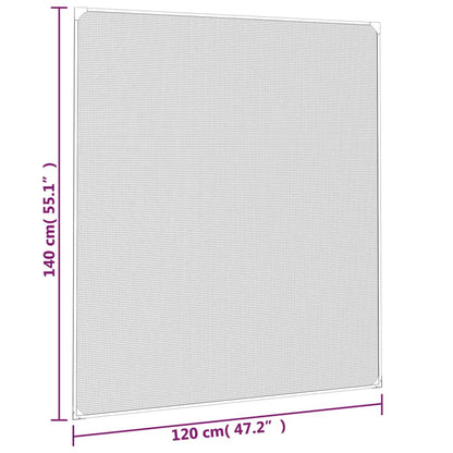 Insectenhor Voor Ramen Magnetisch Kleurig 120 x 140 cm Antraciet