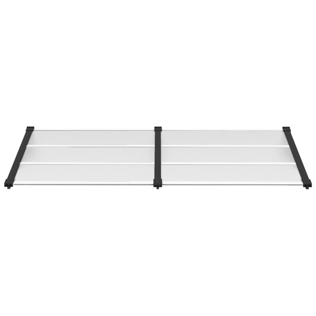 Deurluifel 199X90 Cm Polycarbonaat Zwart En Transparant