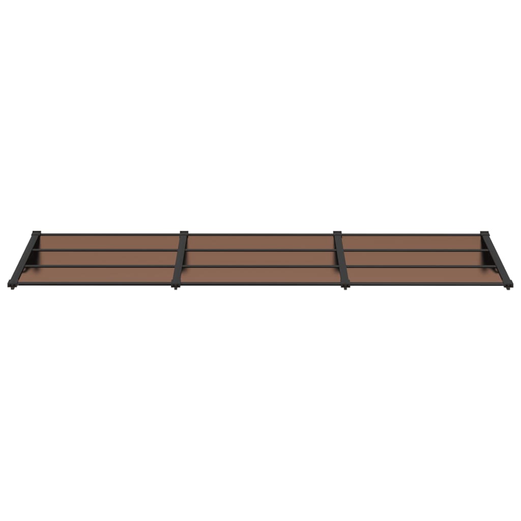 Deurluifel 297,5X90 Cm Polycarbonaat Zwart 297.5 x 90 cm