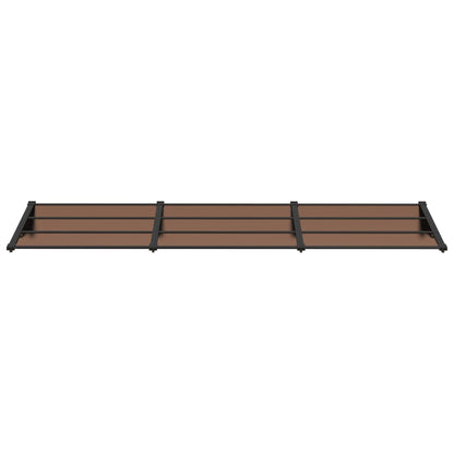 Deurluifel 297,5X90 Cm Polycarbonaat Zwart 297.5 x 90 cm
