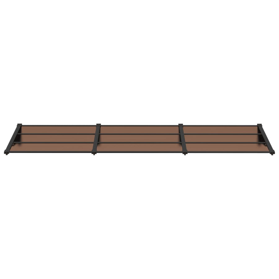 Deurluifel 297,5X90 Cm Polycarbonaat Zwart 297.5 x 90 cm