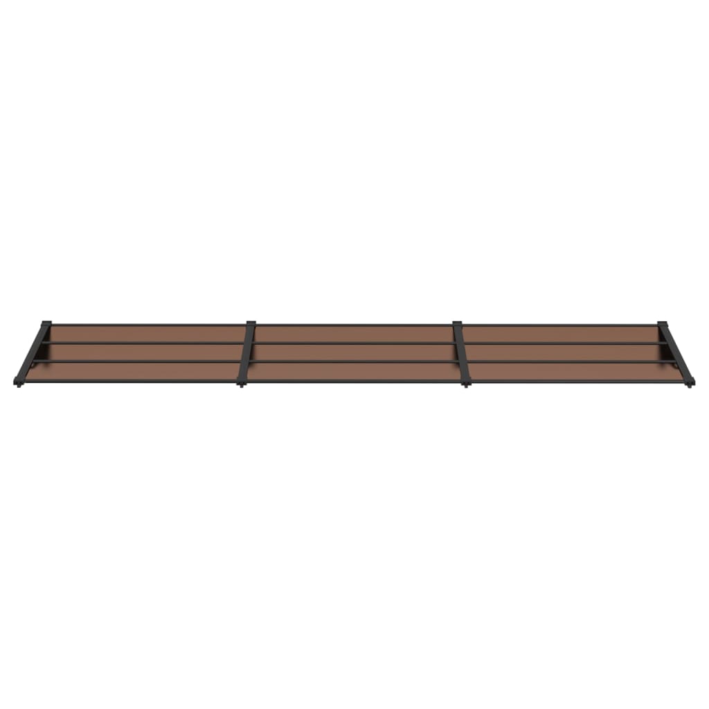 Deurluifel 358,5X90 Cm Polycarbonaat Zwart 358.5 x 90 cm