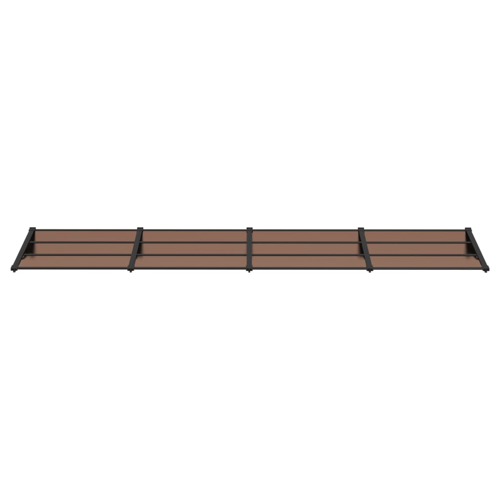Deurluifel 396x90 cm polycarbonaat zwart 396 x 90 cm