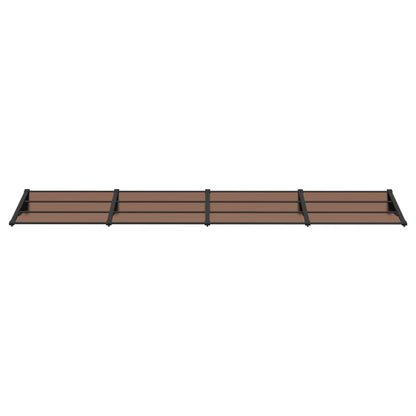 Deurluifel 396x90 cm polycarbonaat zwart 396 x 90 cm