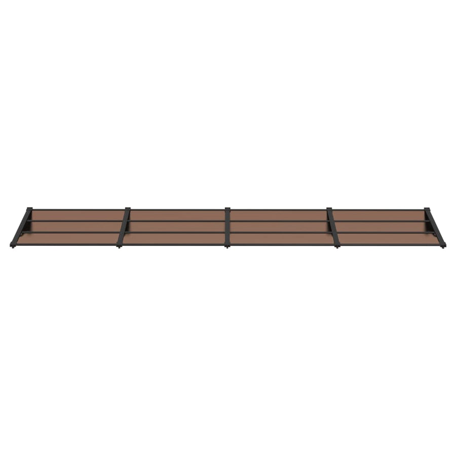 Deurluifel 396x90 cm polycarbonaat zwart 396 x 90 cm