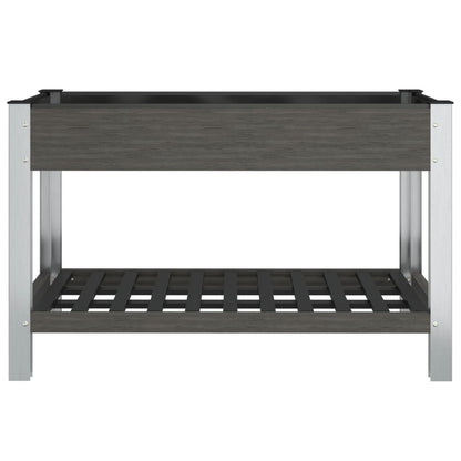 Plantenbak Verhoogd Met Schap Hkc Grijs 120 x 50 x 75 cm