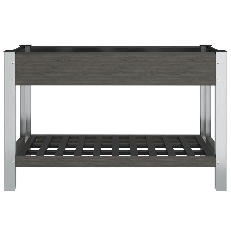 Plantenbak Verhoogd Met Schap Hkc Grijs 120 x 50 x 75 cm
