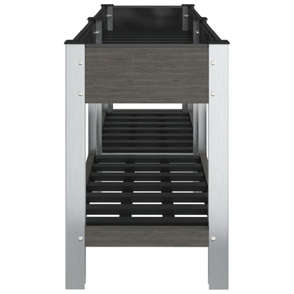 Plantenbak Verhoogd Met Schap Hkc Grijs 150 x 50 x 75 cm